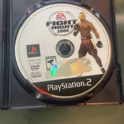 Fight Night 2004.  (PS2 Game CD) 