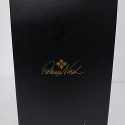 Patricia Nash Leather Gift Set: Plaid Wallet & Matching Compact Mirror Keychain - NIB