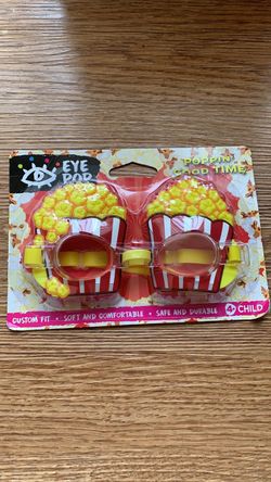 Kid popcorn swimming goggles