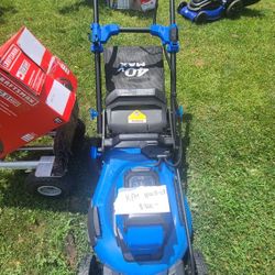 Push Battery Walk Mower 