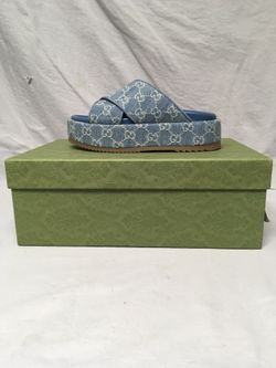Gucci ladies platform sandles shoes