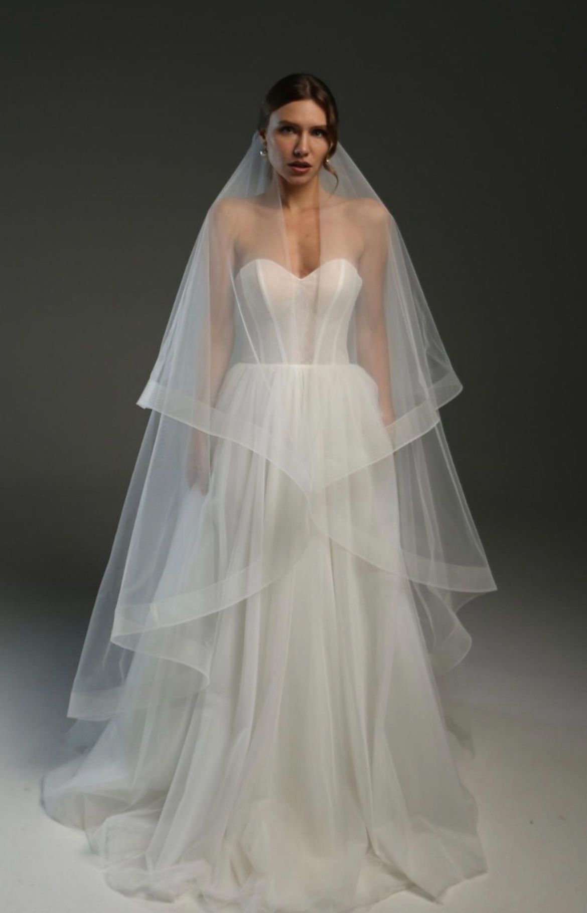 Brand New 75” Bridal Veil With Blusher