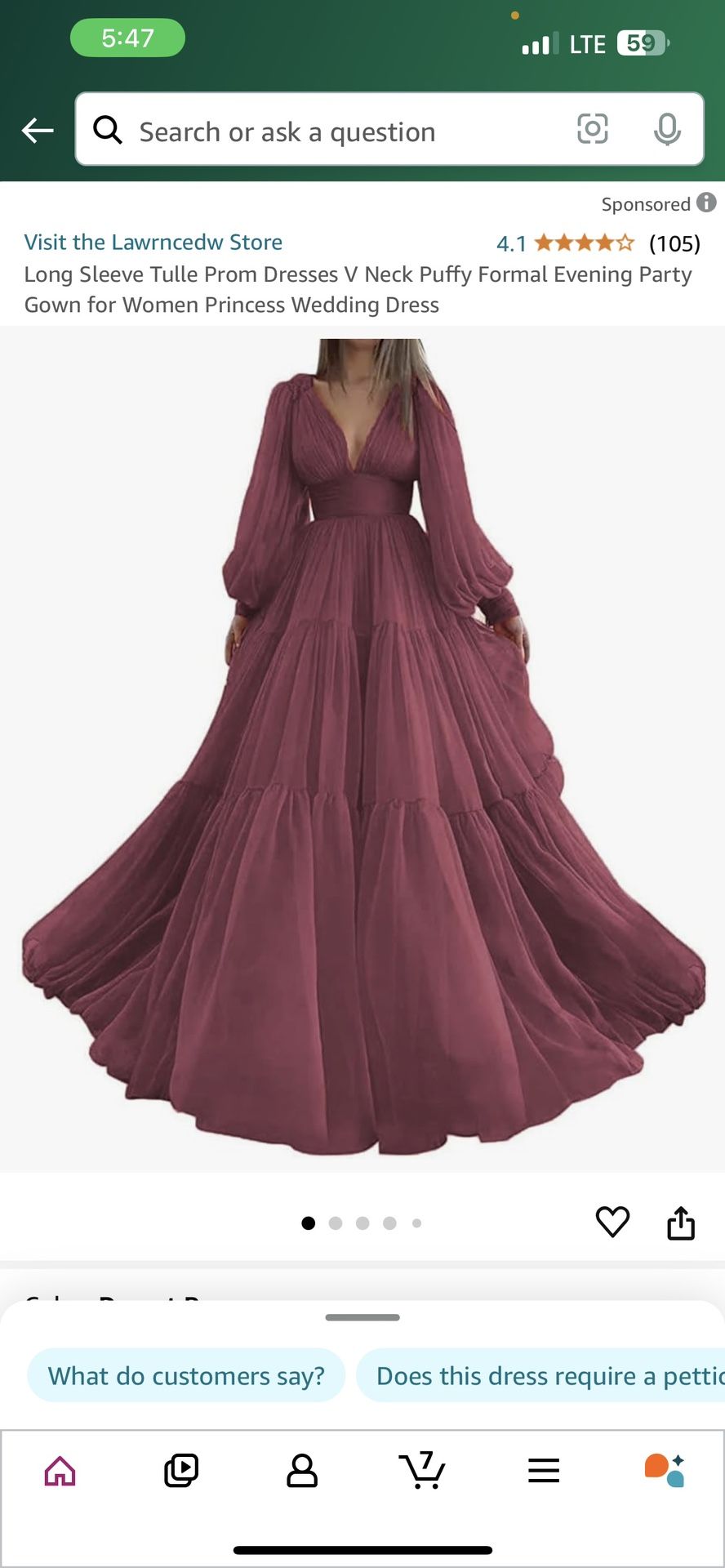 Plus Size Pink Formal Dress