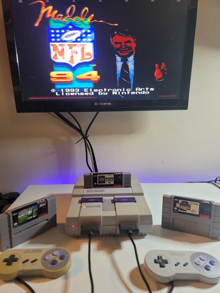Super Nintendo Full System With Games !!!!