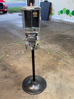 V-Line Gumball Vending Machine on Stand