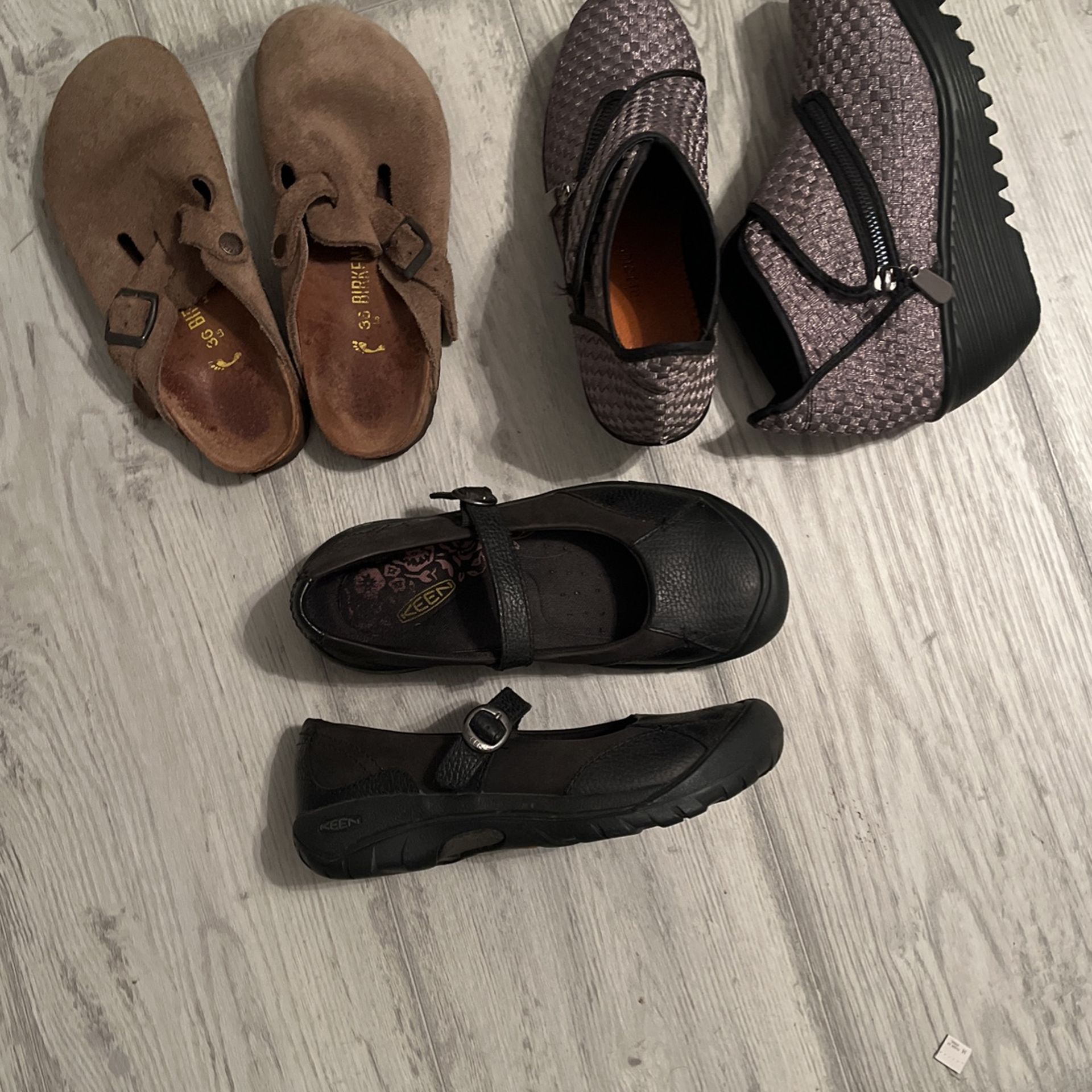 Birkenstock, Keen, Bernie Mev, Size 7 