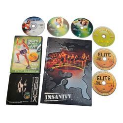 Complete Workout DVD Bundle | Insanity, P90X, Billy Blanks Tae Bo, Carmen Electra + More