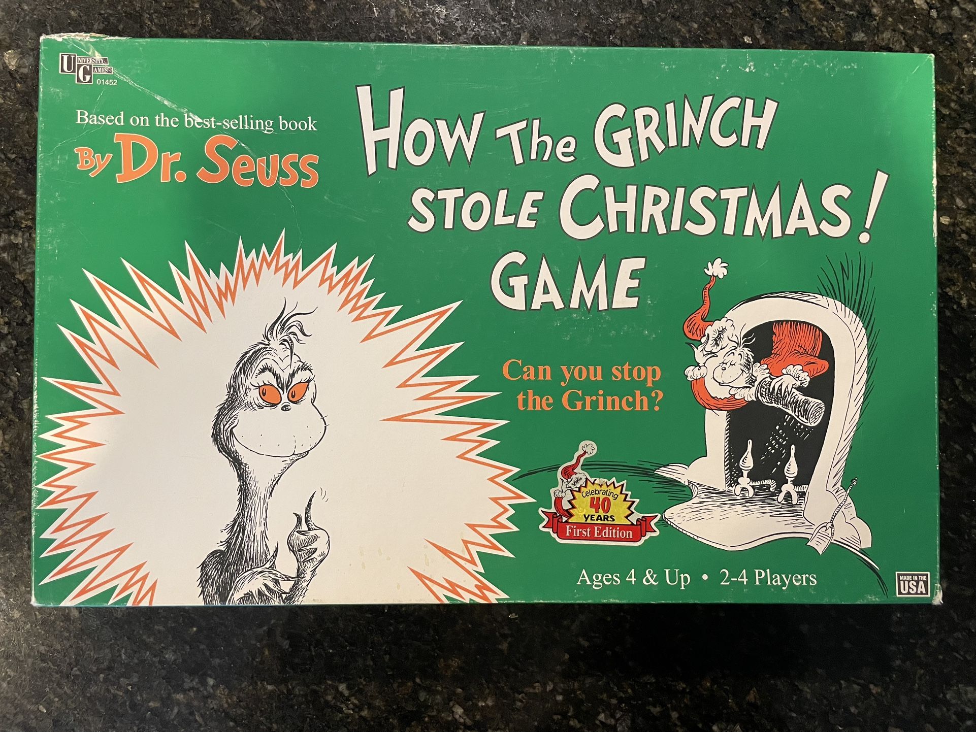 How the Grinch Stole Christmas Board Game - Complete