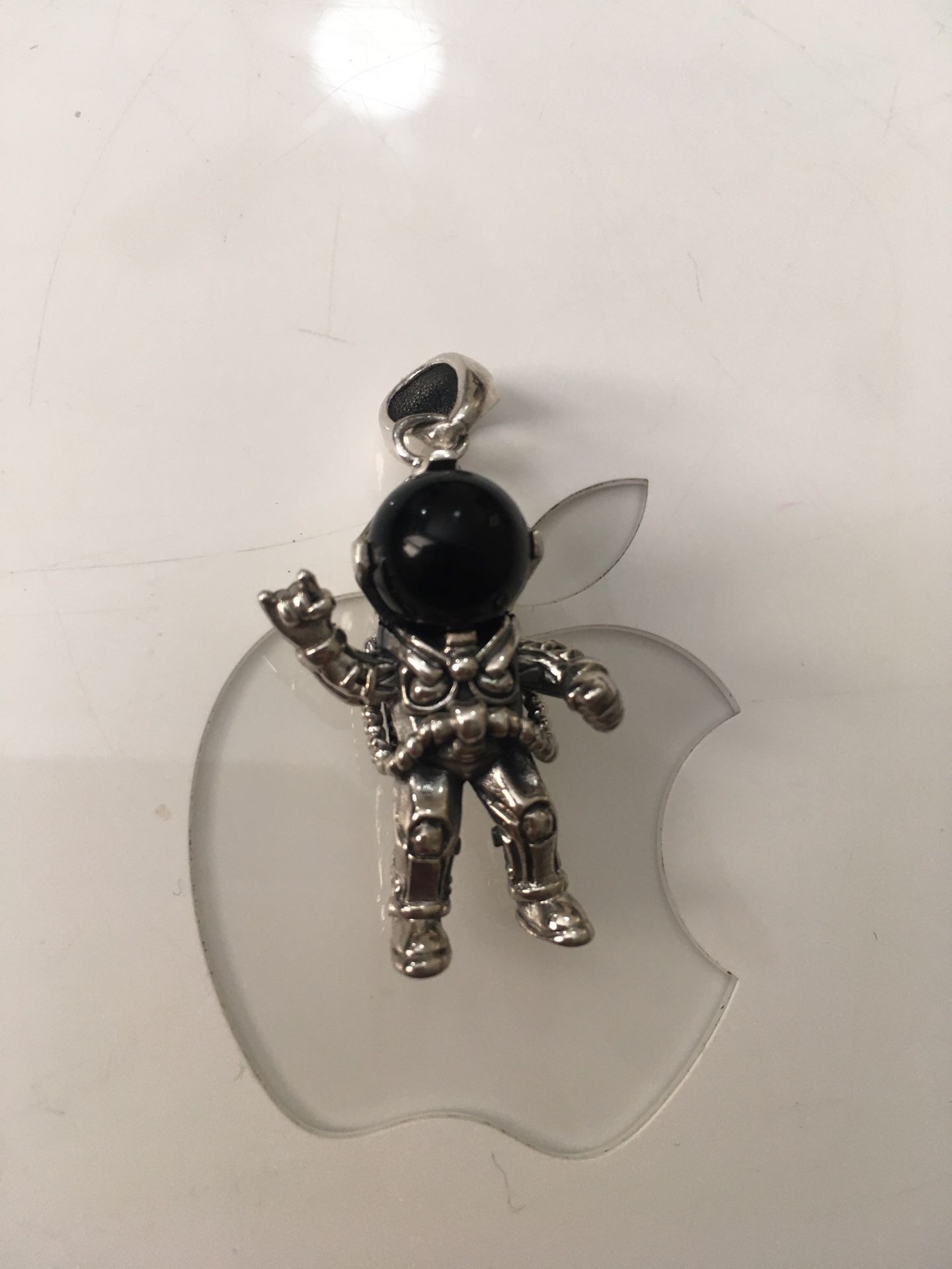 925 silver space man pendant