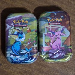 Pokemon Cards Scarlet and Violet Prismatic Evolutions Mini Tins
