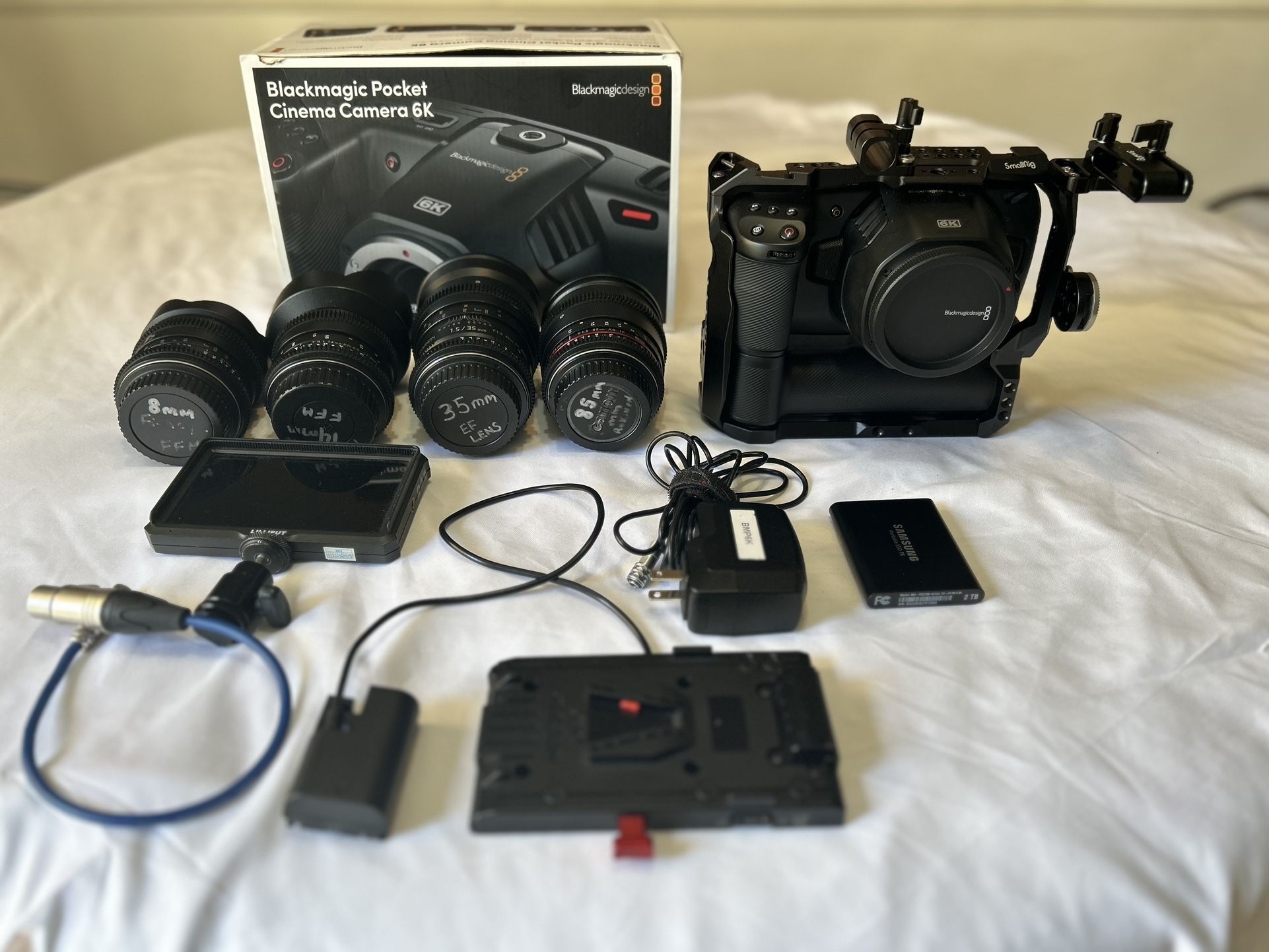 Ready To Shoot-Blackmagic Pocket Cinema Camera 6k 