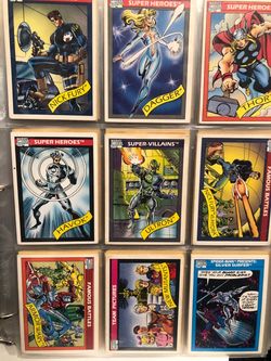 1990 Impel Marvel Universe cards