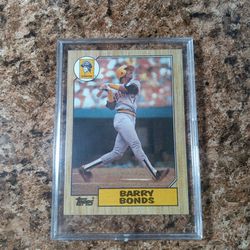 1987 Topps Barry Bonds Rookie Error Card #320.