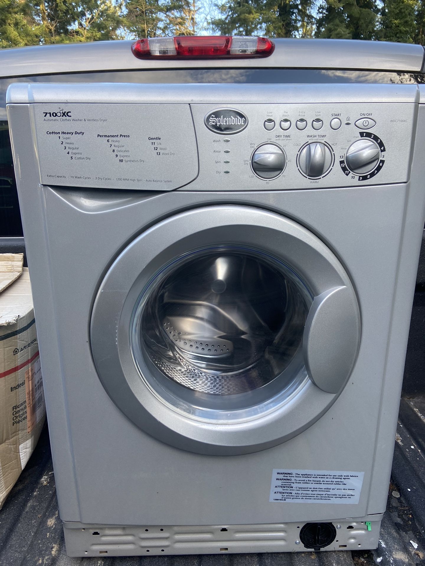 Splendid Washer Dryer Combo Wdc7100xc