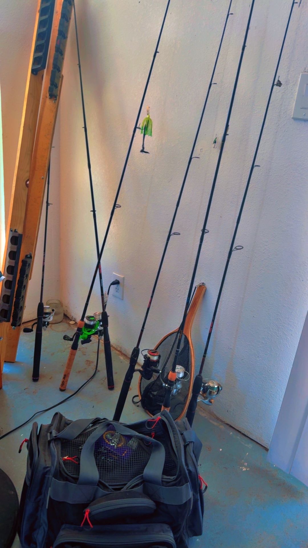 Fishing Poles & Ugly Stick Fishing Bag With Storage