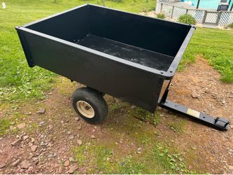 Agri-Fab 10cu. Ft. Dump Lawn Cart Topside Repainted. Tires Hold Air.Must Pick Up