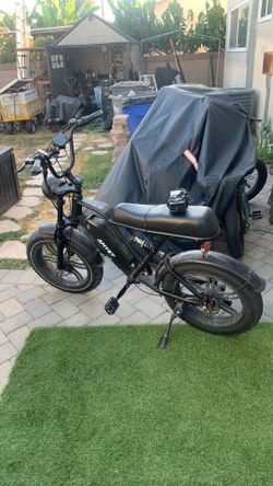 Amyet 750 watts fat tire 20 “ electric bike working with Charger