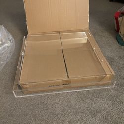 Clear Acrylic Tray