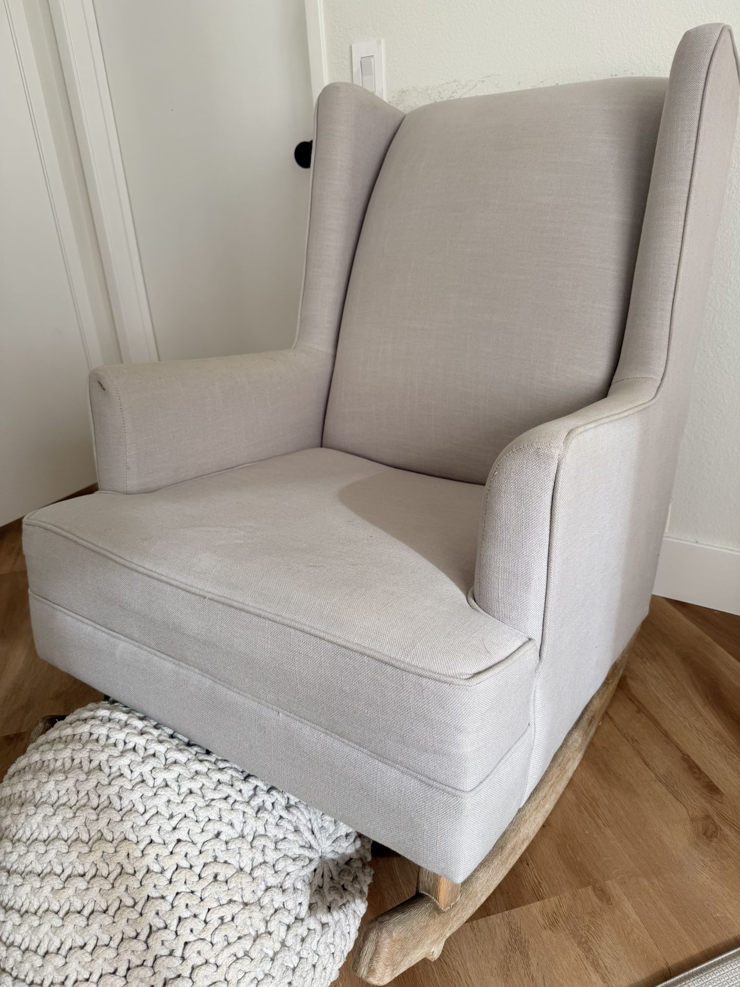 Pottery Barn Wingback Rocking Chair