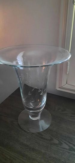 Princess House Vase 10" High, 9" Across