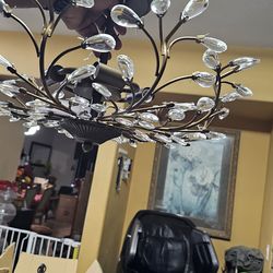 9beaded branch semi flushmount Chandiler