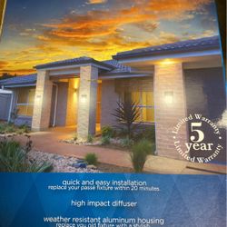 Two LED wall Lamps For Outdoors/New