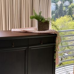 **HALF OFF**. GORGEOUS, SOLID WOOD, MCM DRESSER/SIDEBOARD, BUFFET. NEWLY REFINISHED 36x24x47”