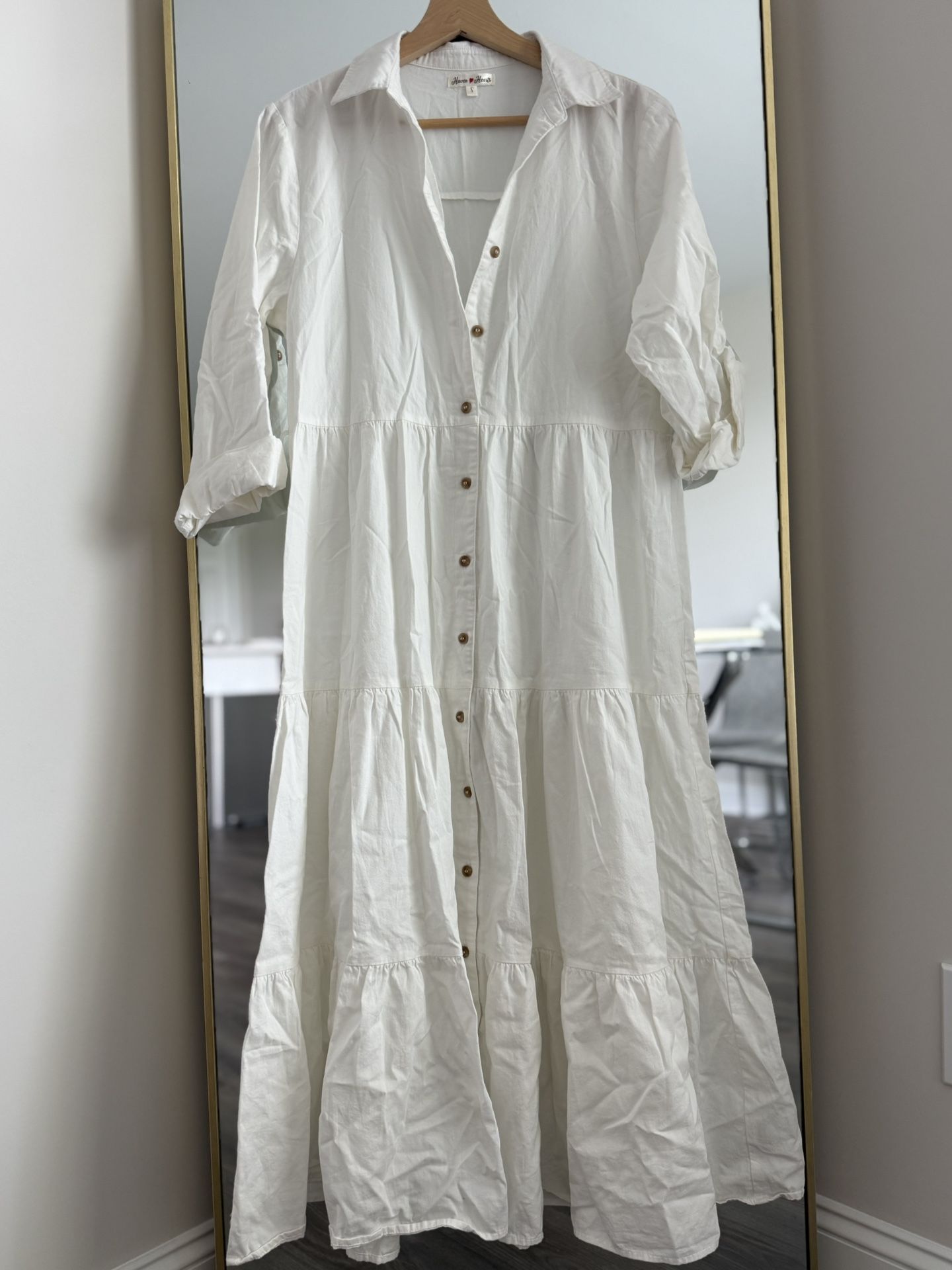 White Summer Beach Dress
