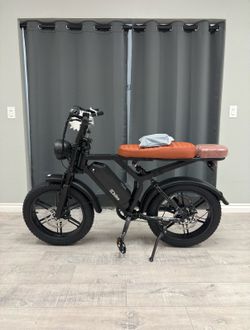 TST X6 Moped Style Fat Tire E-Bike Wholesale Price + 1 Year Warranty