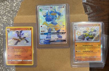 POKEMON TCG (NM) SHINY LUCARIO CARD LOT
