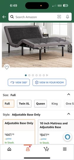 New in Box Full Ergonomic Bed 