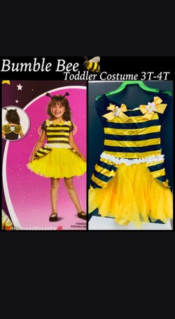 Bumble Bee toddler costume  Size: 3T-4T