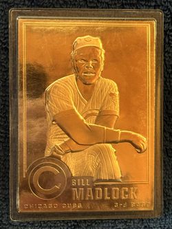 1996 Bill Madlock, 22kt. Gold, Card#102