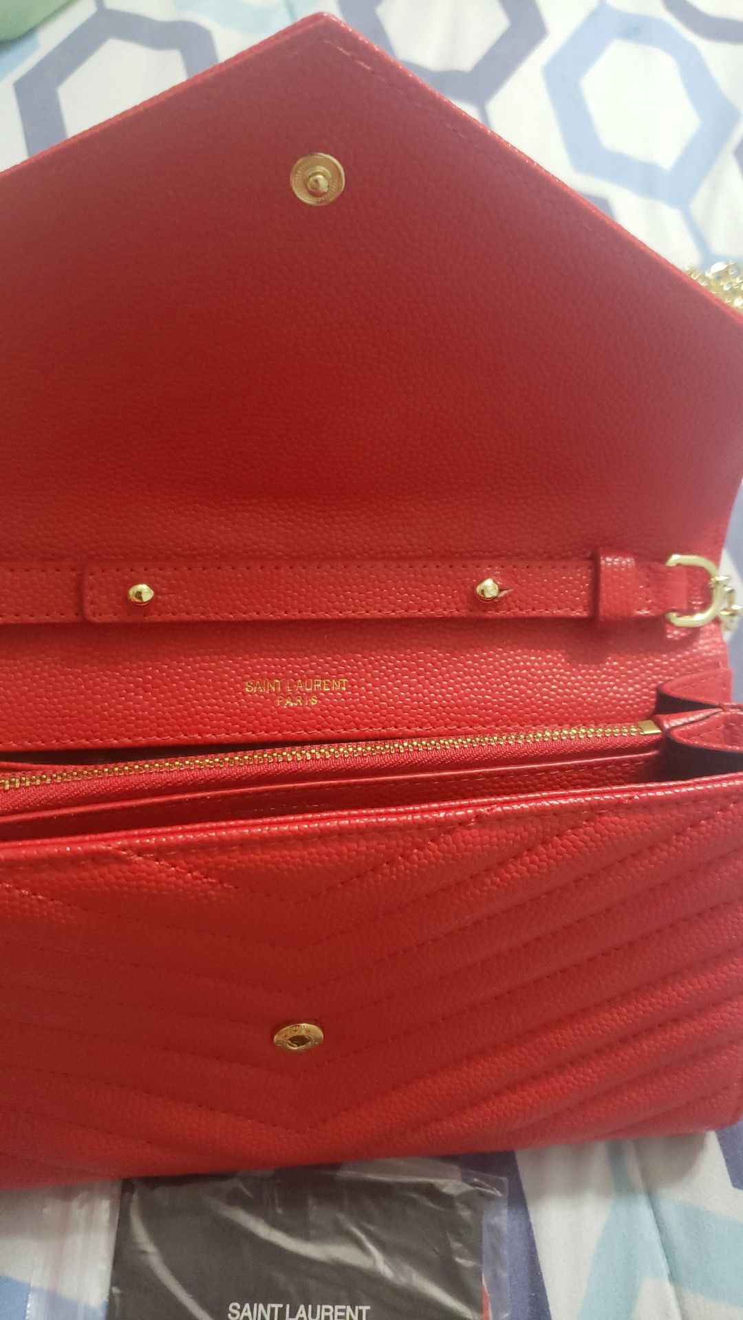 Red envelope ysl with chain for Sale in Murfreesboro, TN - OfferUp