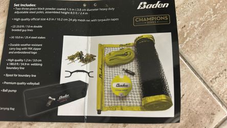 Baden Volleyball Net With Black Bag Cutler Bay