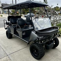 6 Passenger Street Legal Evolution Golf Cart 