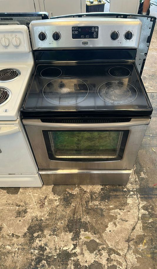 Maytag Electric Range Stainless Steel Convection