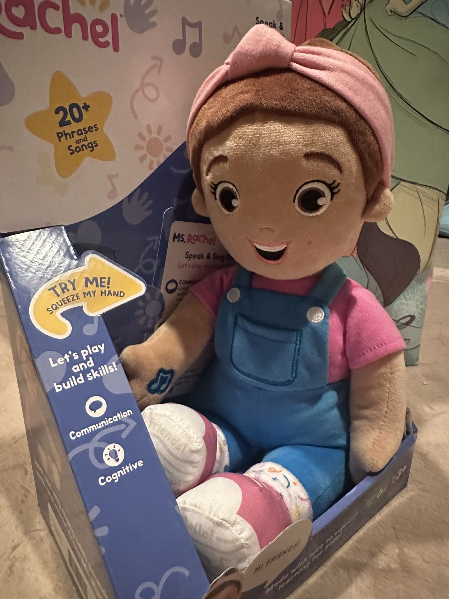 Ms. Rachel Speak/Sing Doll $20