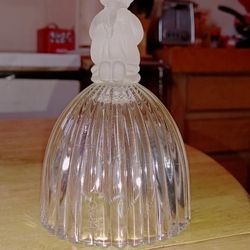 Antique 1978 Goebel Crystal Frosted Praying Child Bell
