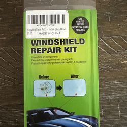 Windshield repair kit