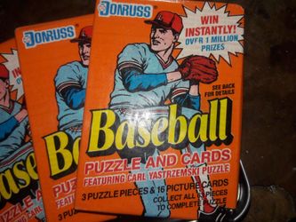 Unopened 1990 baseball cards