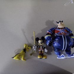 Mickey Mouse, pluto, and Pete
