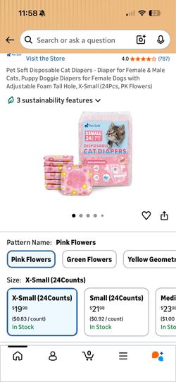 Disposable Cat Diapers