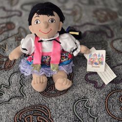 Disneyland Disney It’s A Small World Mexico Mexican Girl Bean Bag Doll 8” Plush