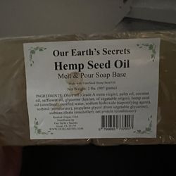 Hemp Seed Oil Soap Base