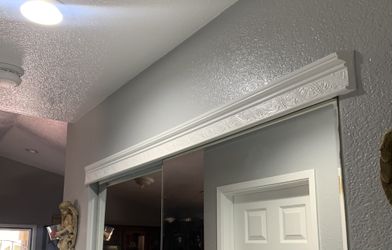 MOLDE DE PANEL DE POLIURETANO FLORAL 