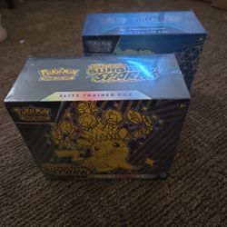 Surging Sparks Etb And Stellar Crown PC Etb