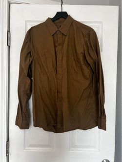 Uniqlo Brown Wool Shirt