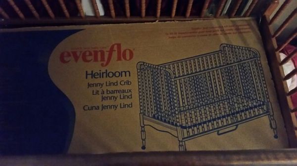 Brand New Evenflo Heirloom Jenny Lind Crib 3 In 1 For Sale In