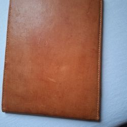 Handmade  Leather Vintage Note Pad Holder